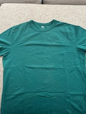 Uniqlo Men's Crew Neck T-Shirt - Teal